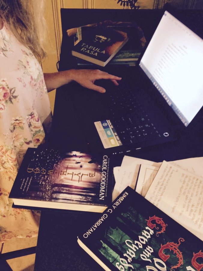 Reading example novels of YA mysteries & thrillers to better my own manuscript.